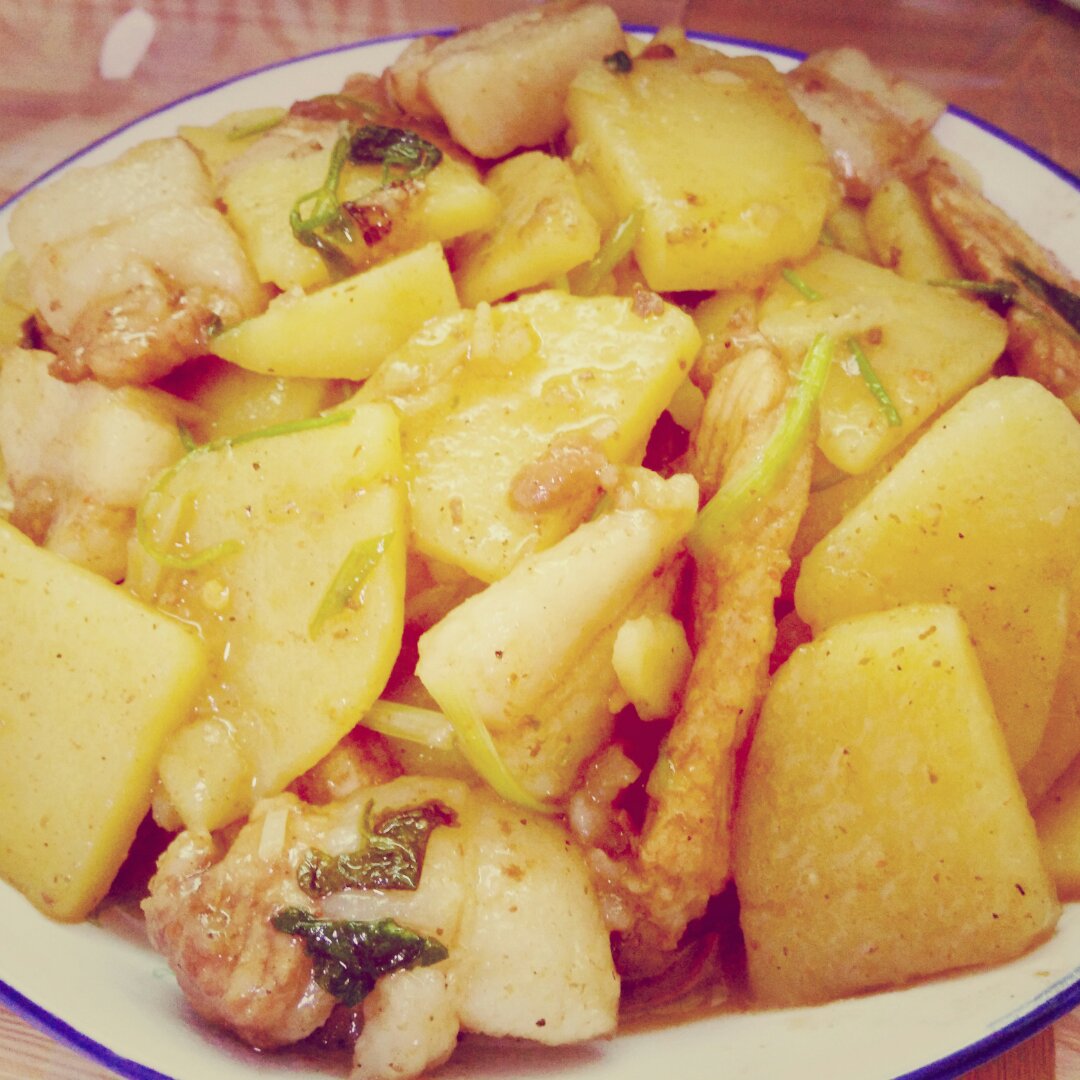 土豆烧肉