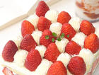 ins风草莓奶油蛋糕|无需抹面|超高颜值|简单易做