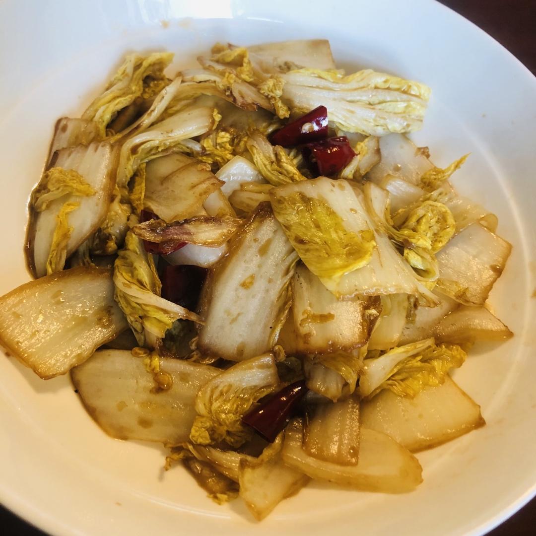 醋溜娃娃菜，教你做的跟饭店一样好吃