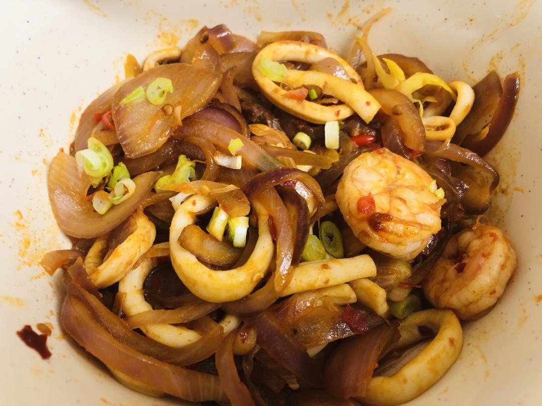 香辣鱿鱼圈