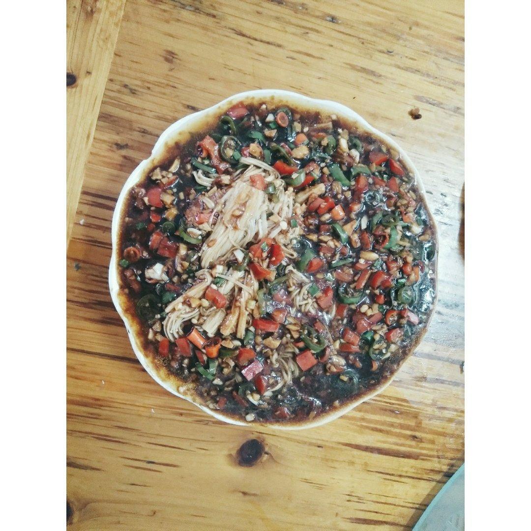 低脂低卡的凉拌金针菇