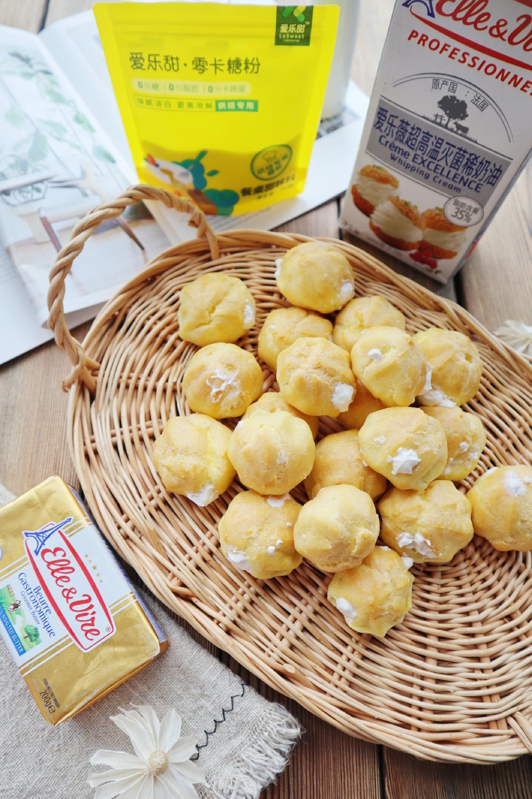 一口一个迷你奶油泡芙❗️基础泡芙,做法简单❗️的做法