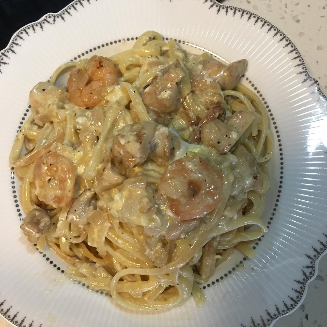 奶油培根意大利面 - Creamy Beacon Linguine