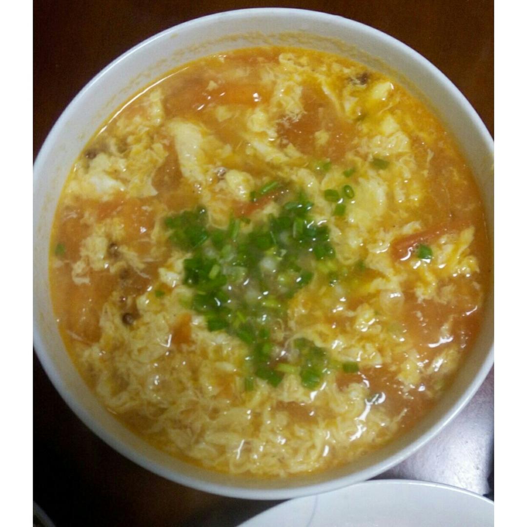 好喝到爆的西红柿鸡蛋汤