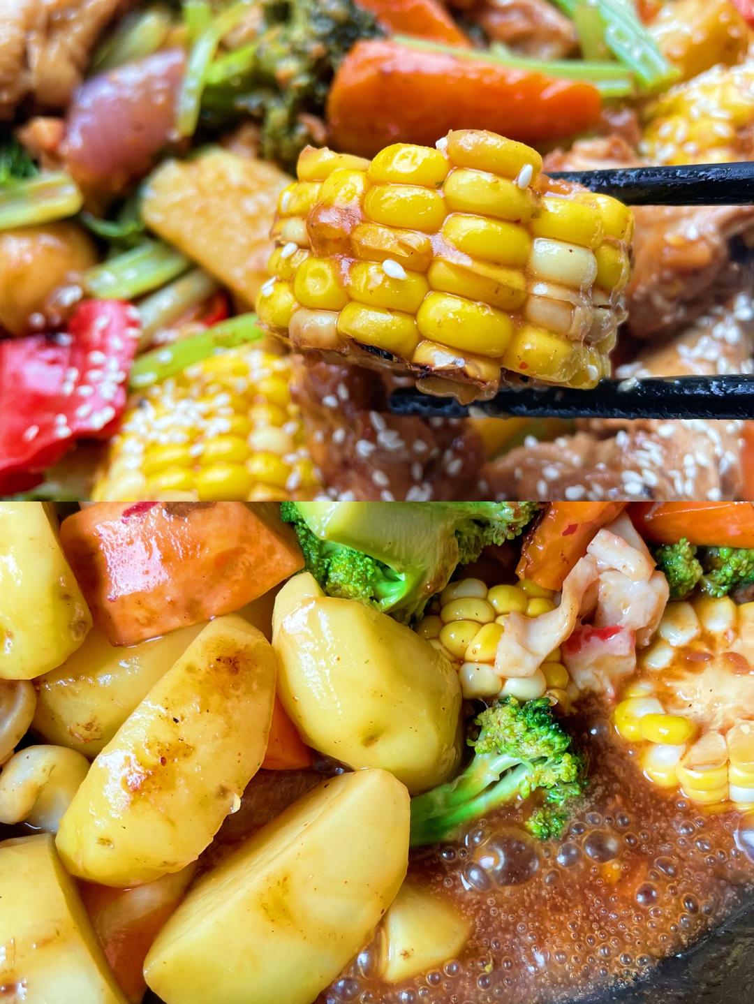 能和饭店媲美的三汁焖锅的做法
