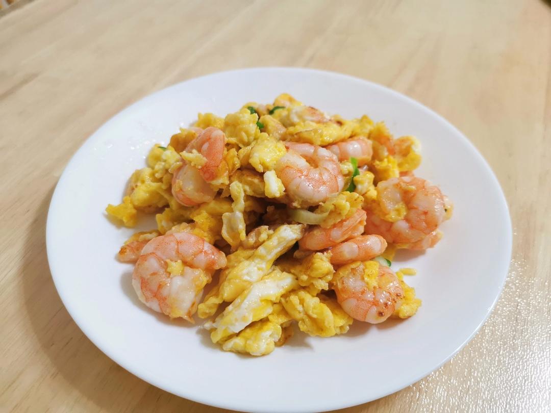 虾仁炒鸡蛋