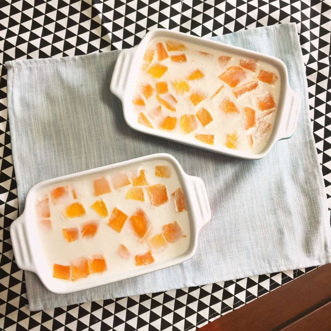 午后小甜点芒果椰汁糕教程