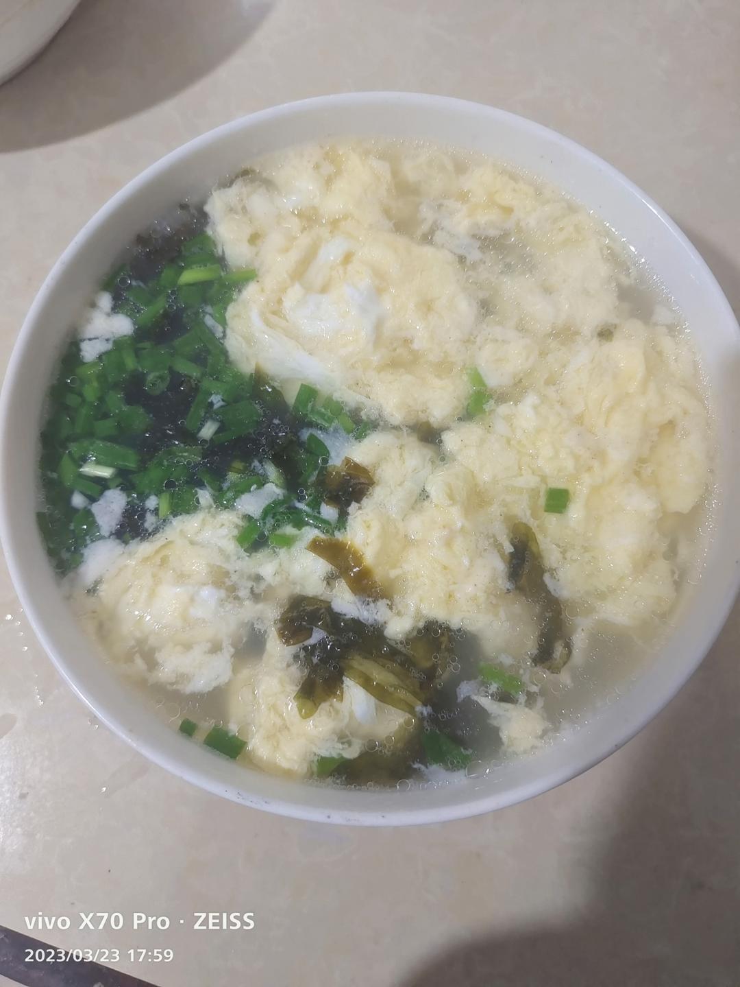 最鲜美好喝的「紫菜蛋花汤」