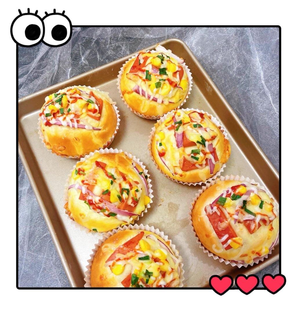 洋葱火腿片（培根）面包