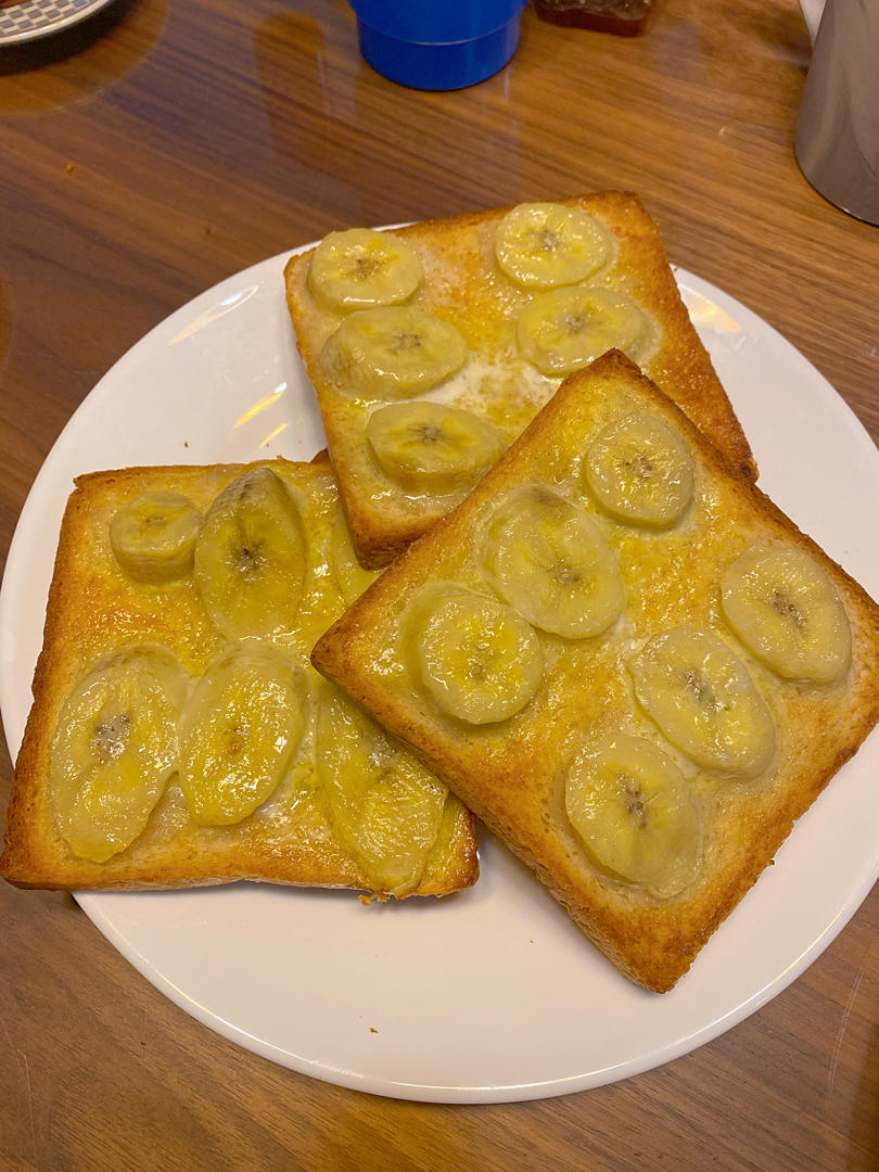 好吃到哭的香蕉烤吐司❗️酥脆香甜❗️零失败❗️