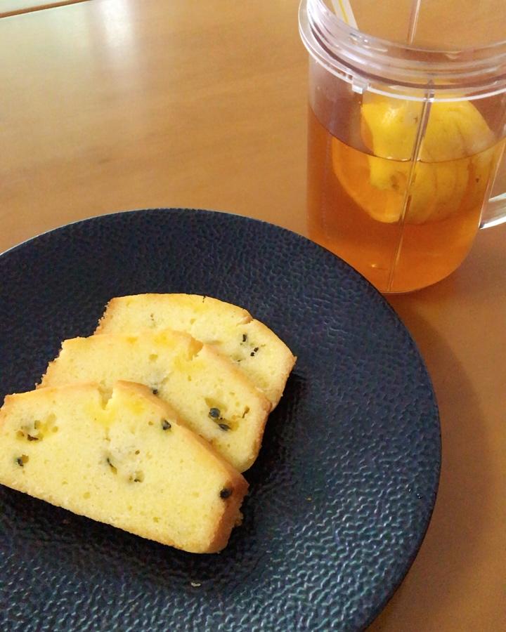轻盈百香果磅蛋糕