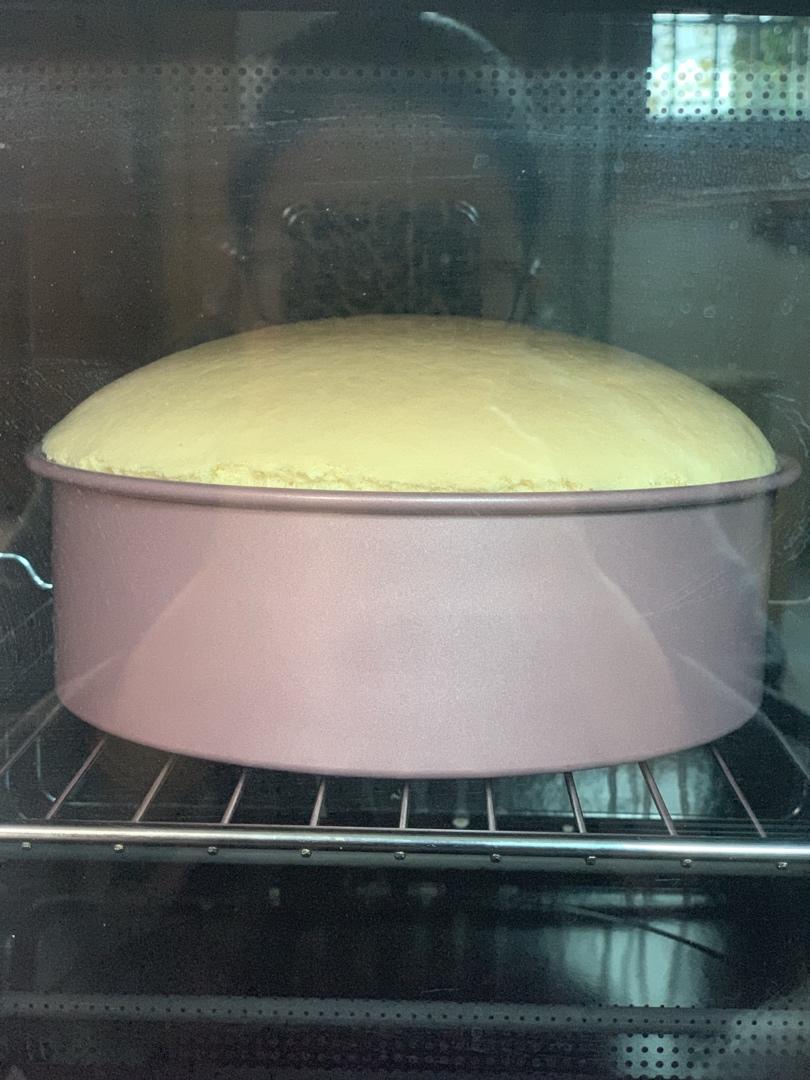 超好记八寸戚风蛋糕（后蛋法）