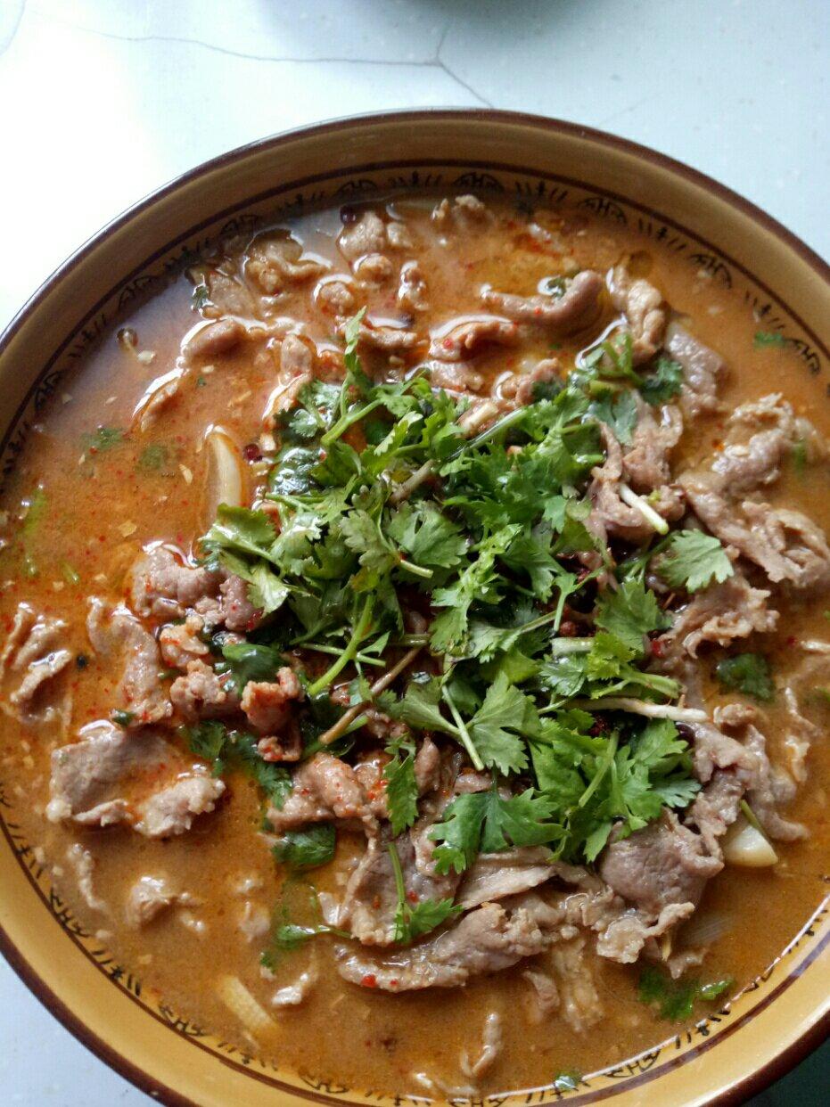 水煮肉片 Sichuan Boiled Spicy Pork