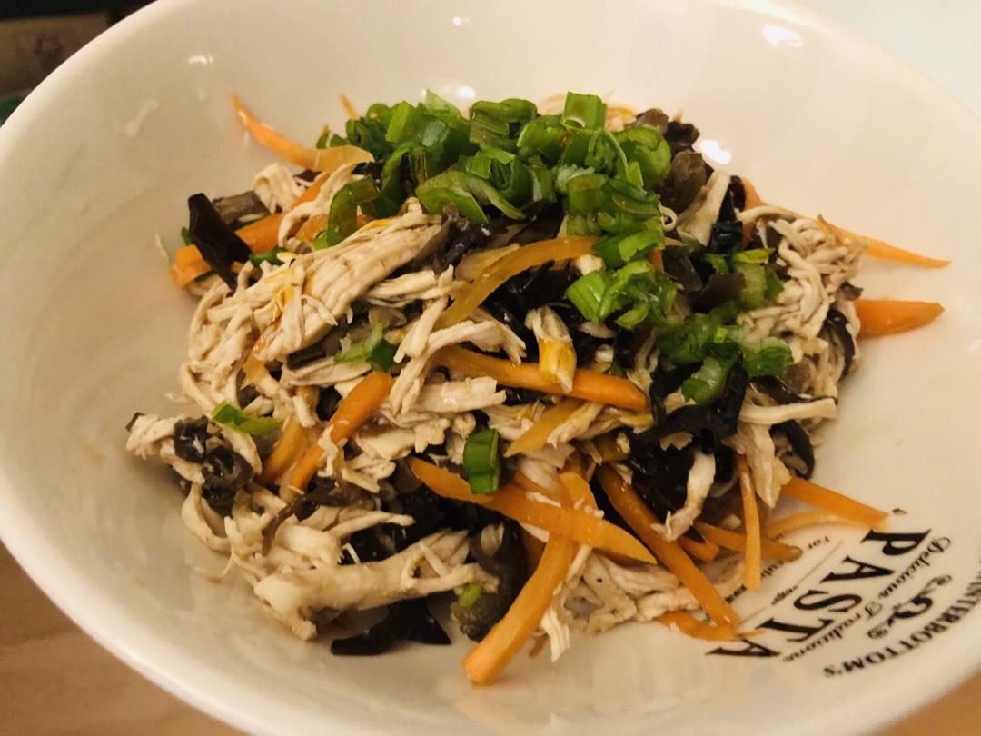 减脂健身｜凉拌手撕鸡丝（香辣&麻油版）