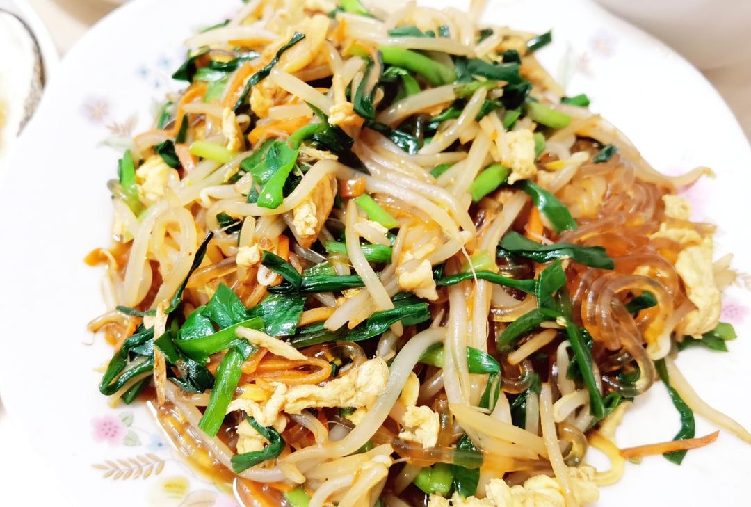 炒合菜～经典的拌饭菜，真的太香了