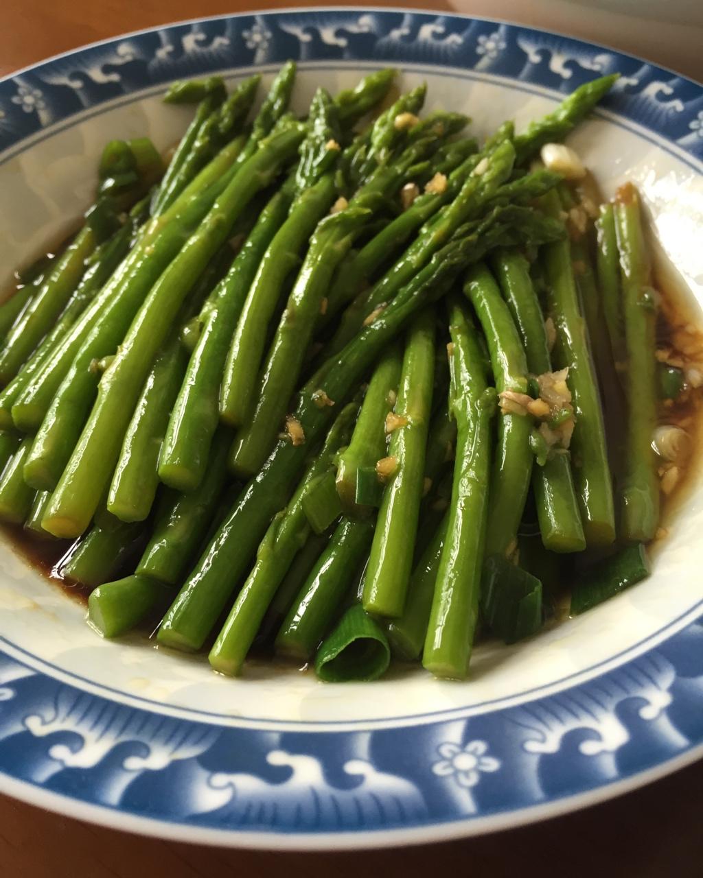 甜习做的响油芦笋