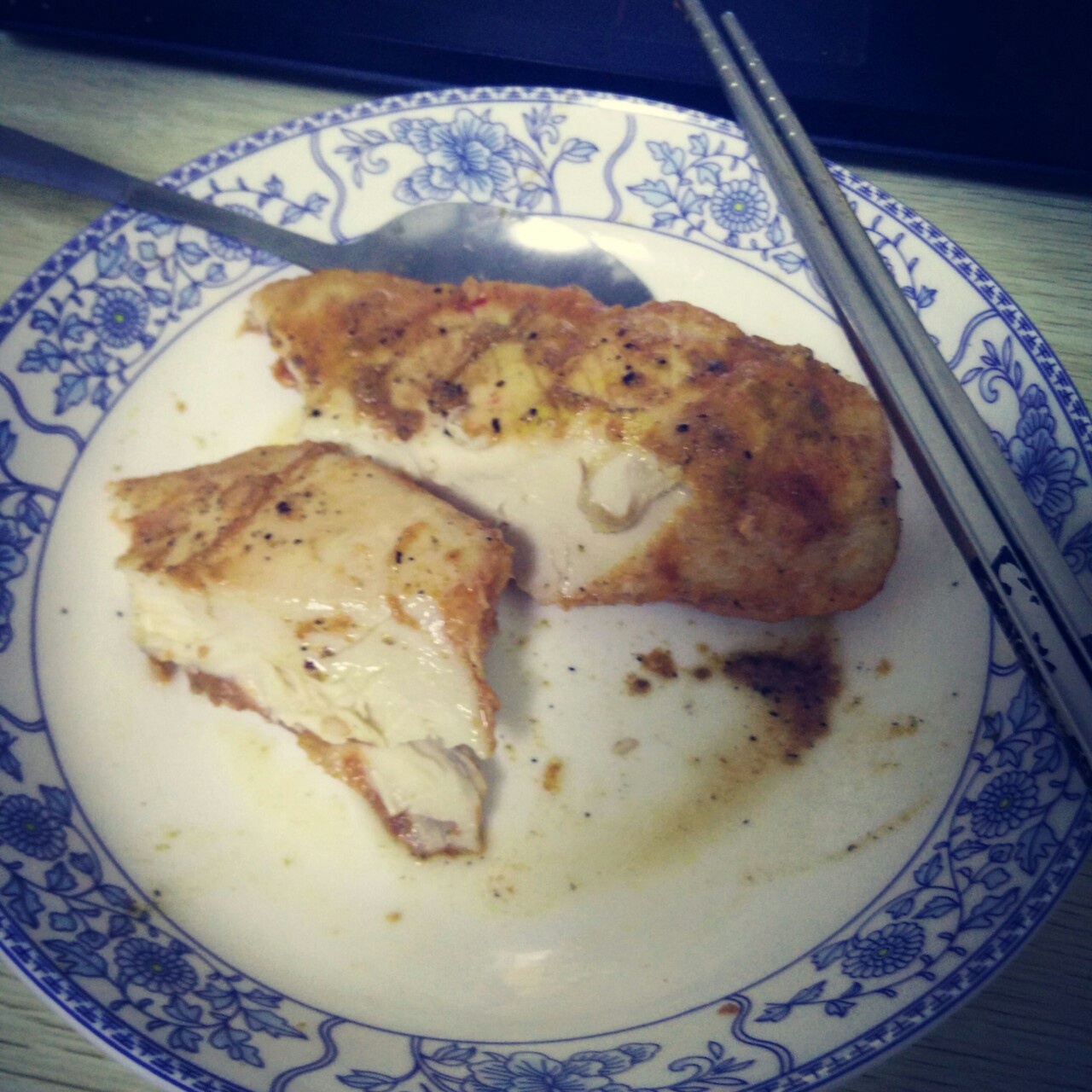 简易烤鸡胸