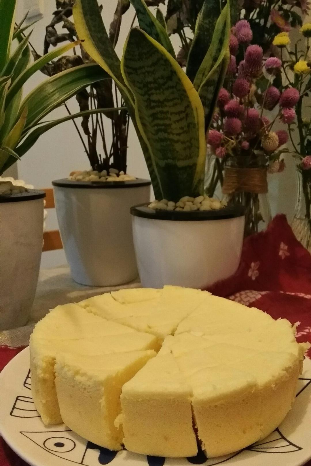 水嫩烫面蒸蛋糕