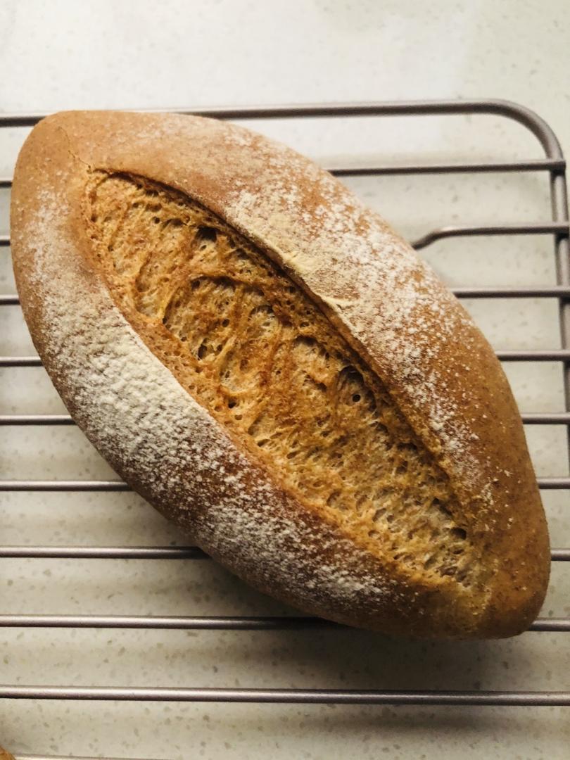 就vivi吧做的法式全麦脆皮面包