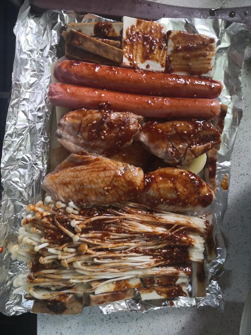 自制烤箱版烧烤，简单好吃过烧烤摊