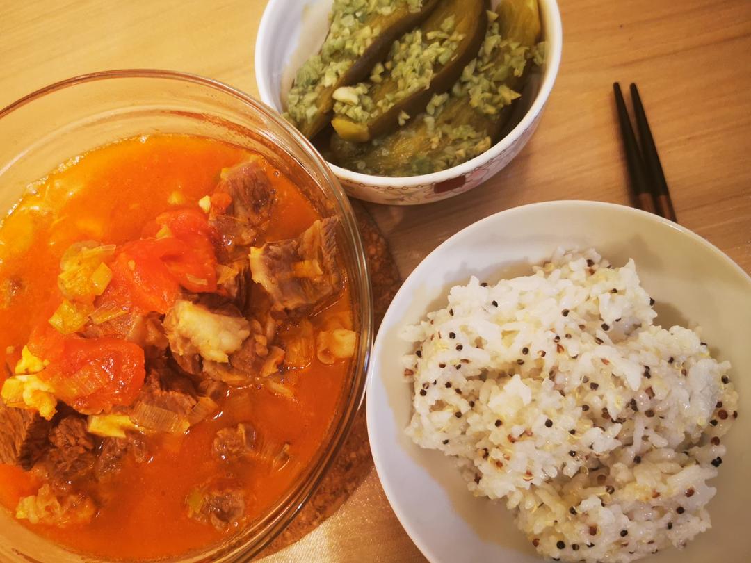 下饭的牛肉西红柿🍅