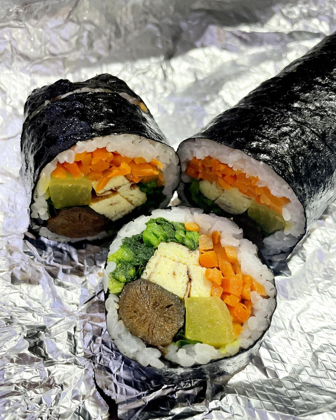 🇰🇷韩式紫菜包饭卷｜Gimbap｜Seaweed Rice Rolls『김밥』