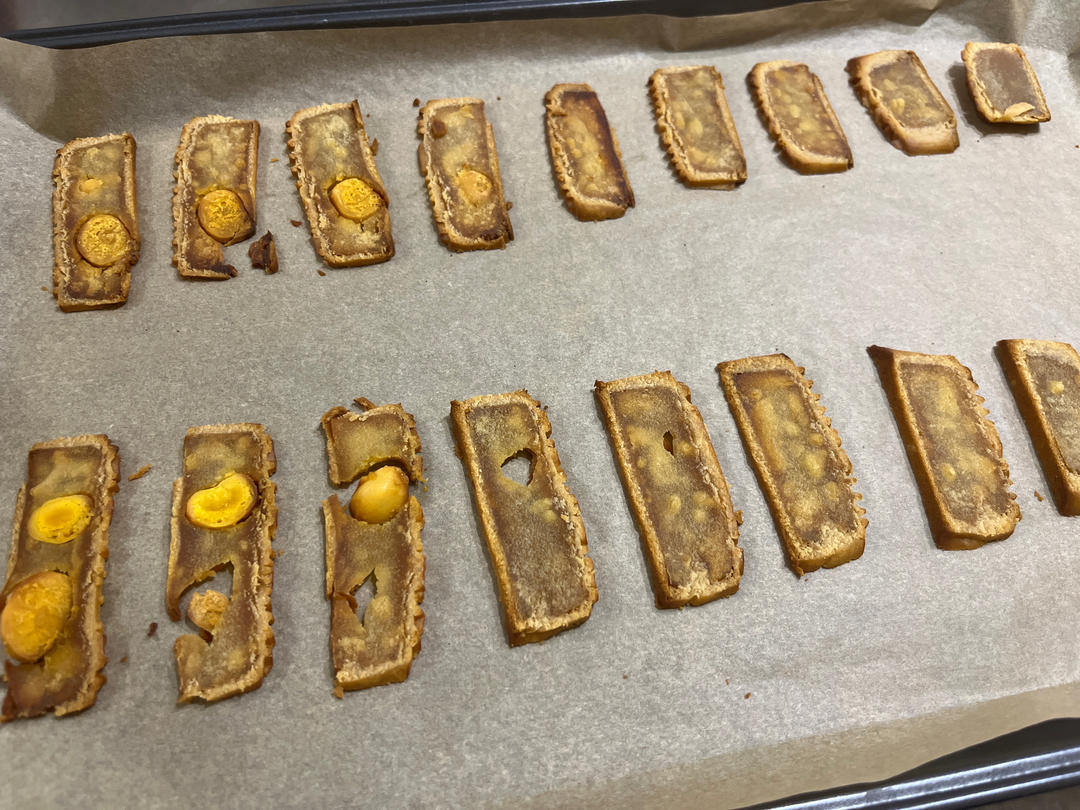 消耗月饼做嘎嘣脆的酥饼片好吃😋