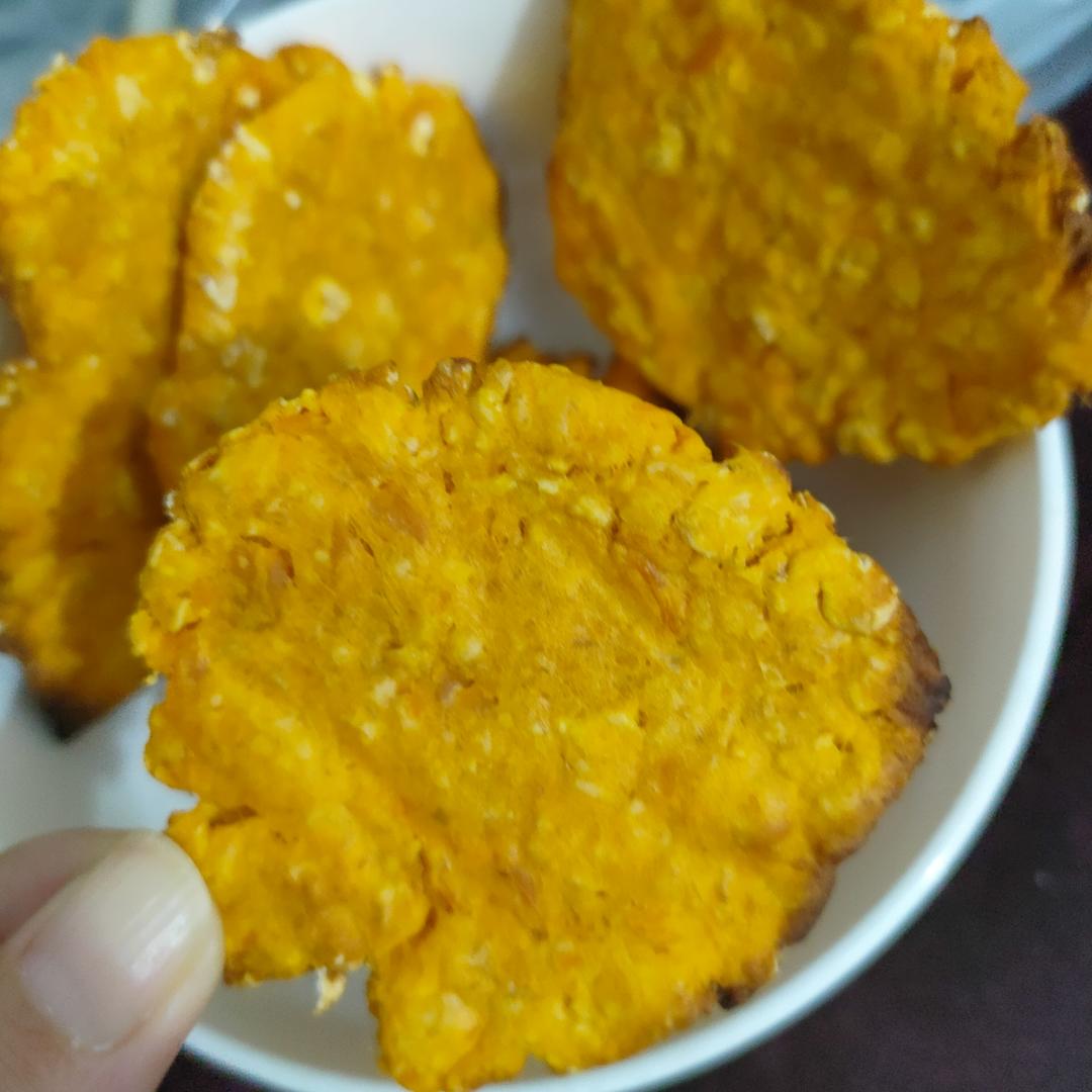【减脂餐】超简单的红薯燕麦饼