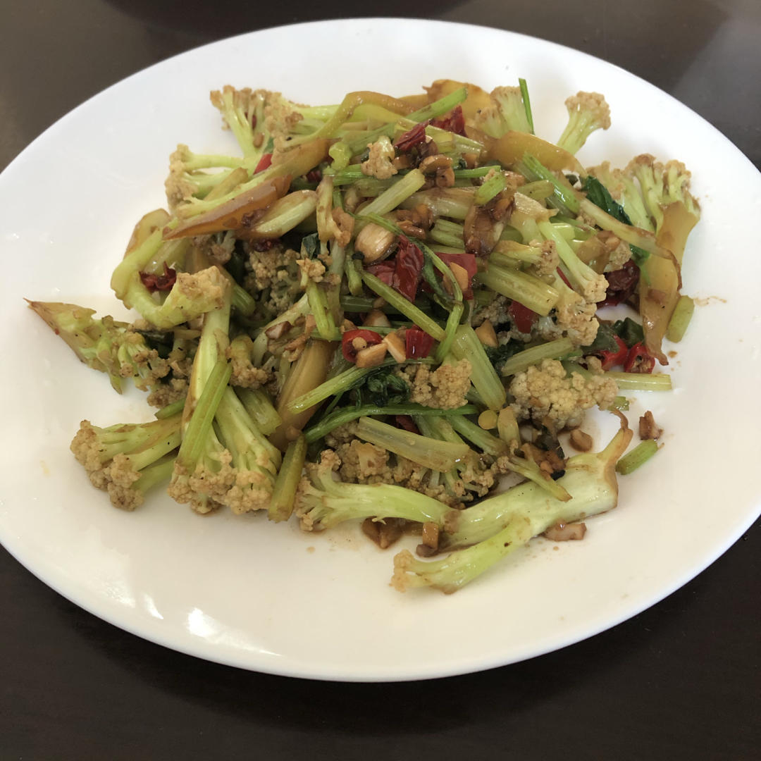 和饭店一个味道的干锅花菜