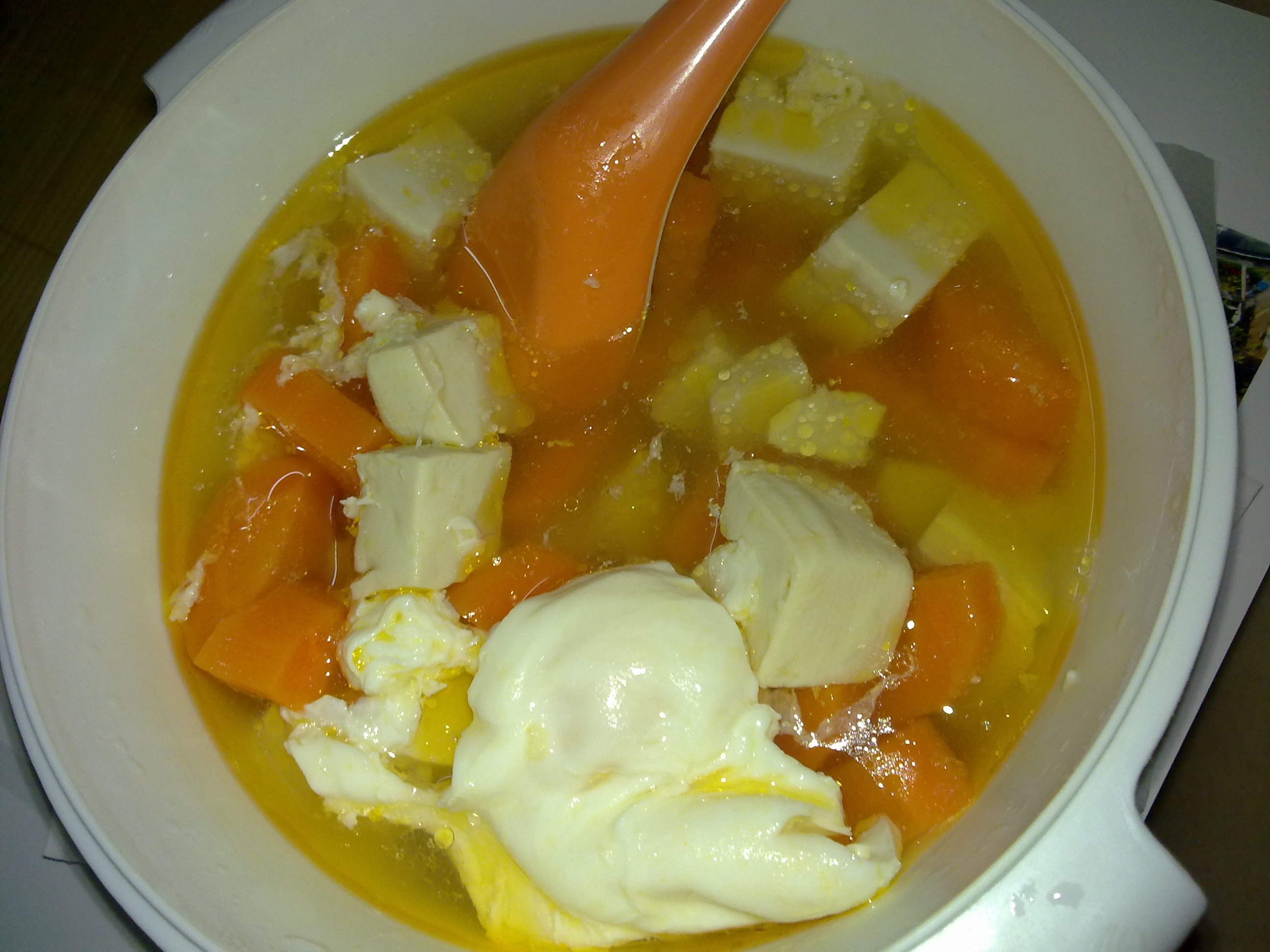 腐乳豆腐炖胡萝卜