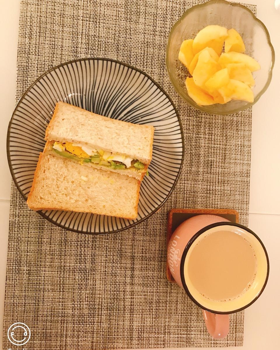 西多士（牛油果鸡蛋三明治）