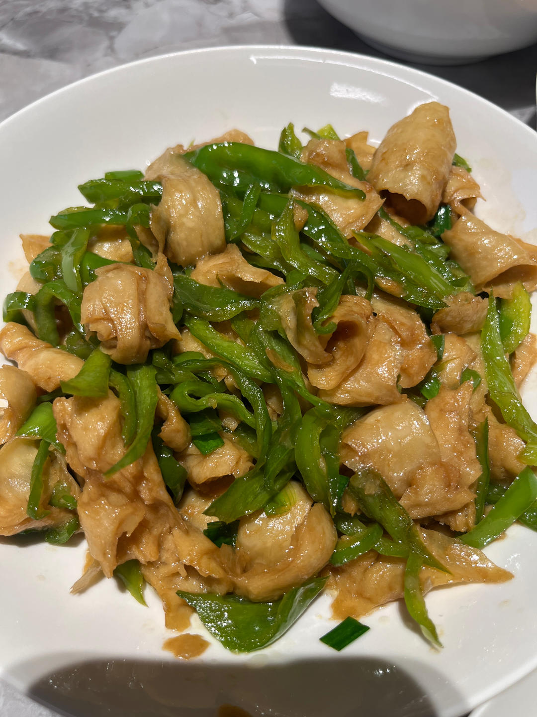米饭杀手系列之青椒炒面筋