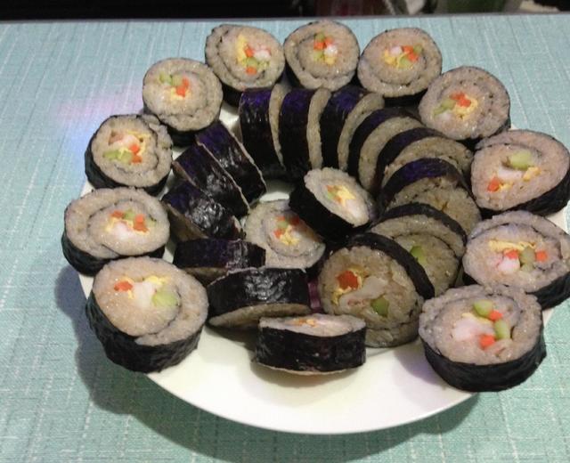 虾仁紫菜包饭的做法