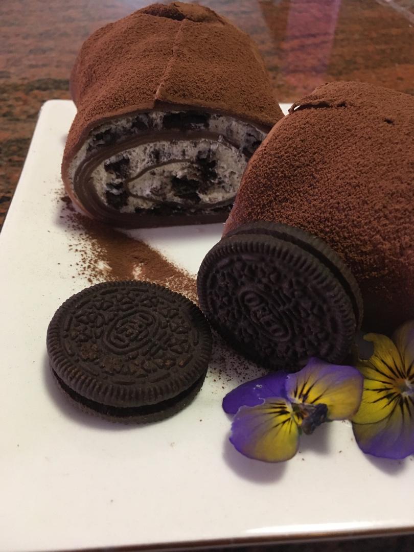 可可奥利奥毛巾卷