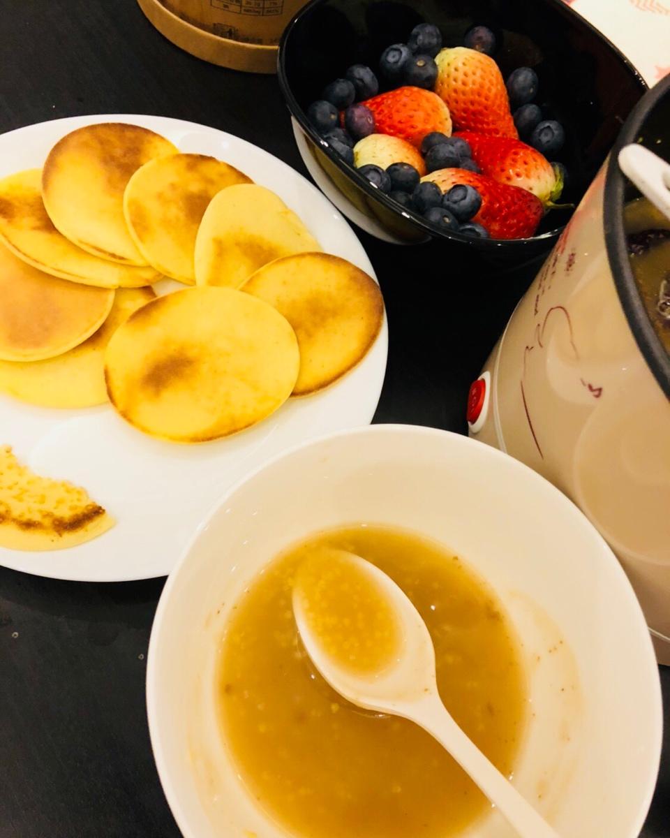 超级简单pancake【无黄油健康版】