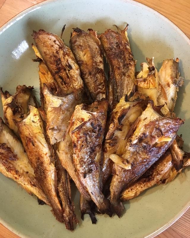 简单烤小黄花鱼