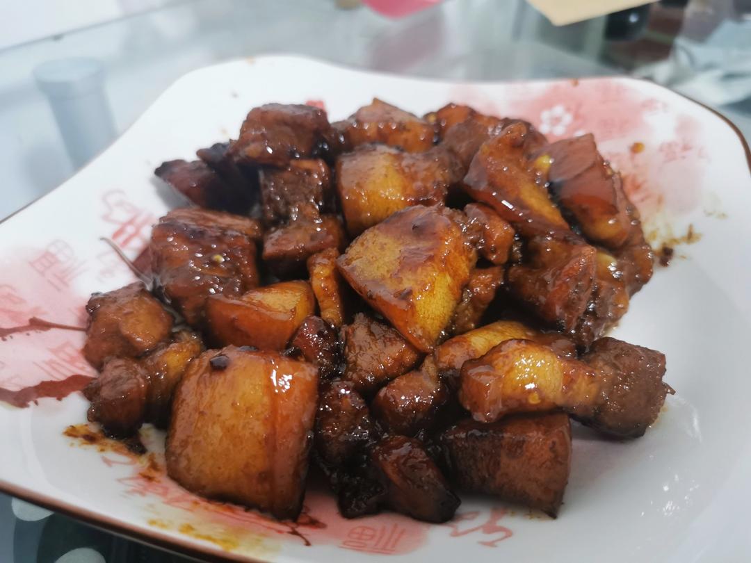 不焯水不放油的家常红烧肉