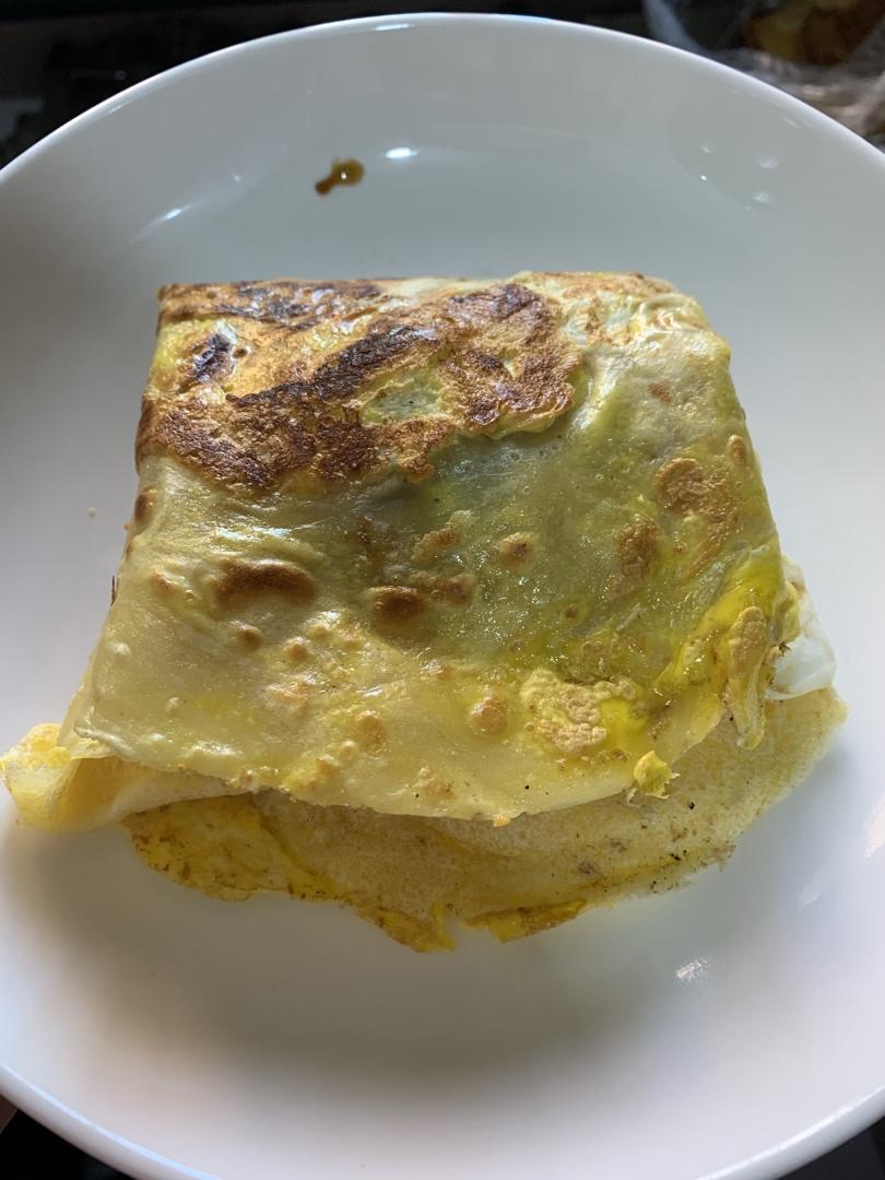 平底锅版煎饼果子
