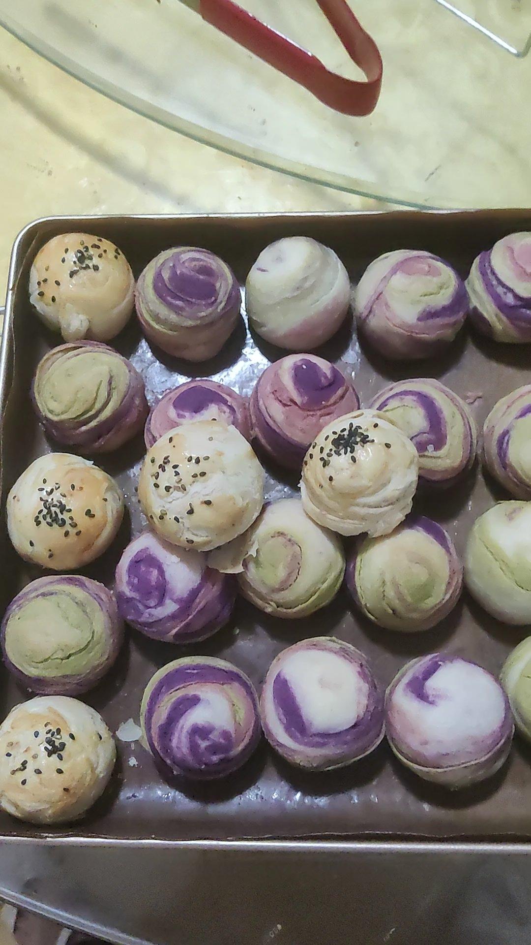 超简单 免揉 酥掉渣的蛋黄酥(超详细附全程视频)不破酥『万能酥皮』