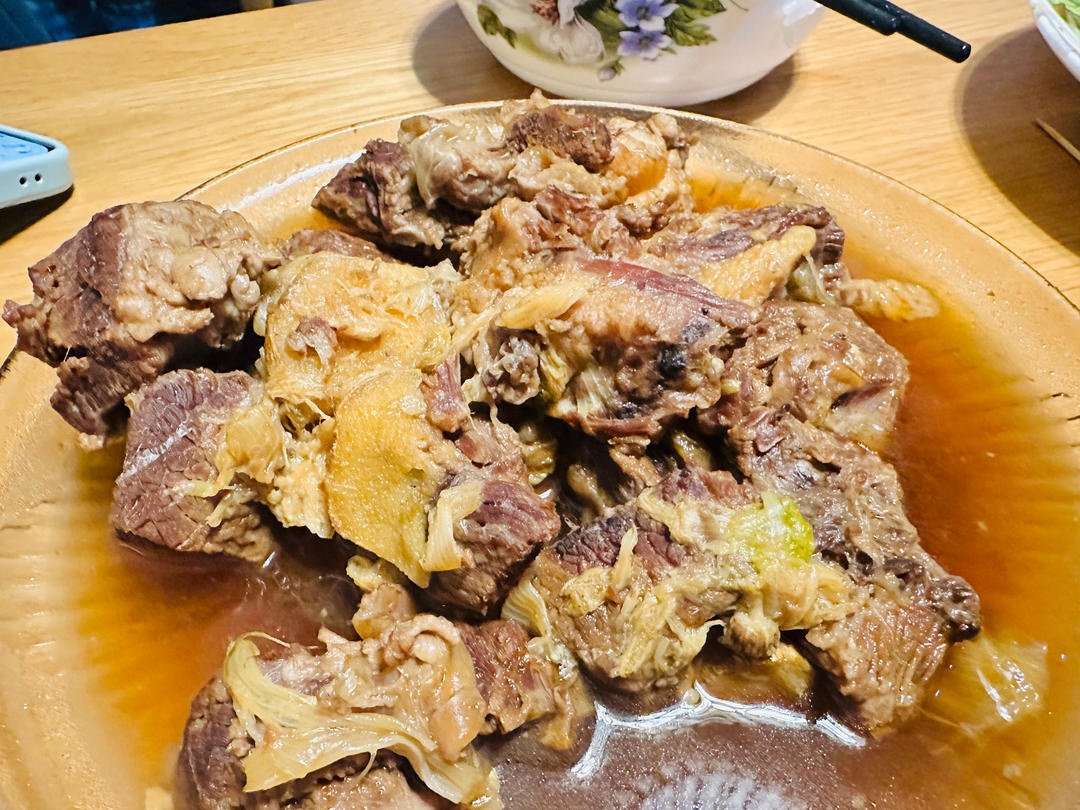 无水高压锅炖牛肉