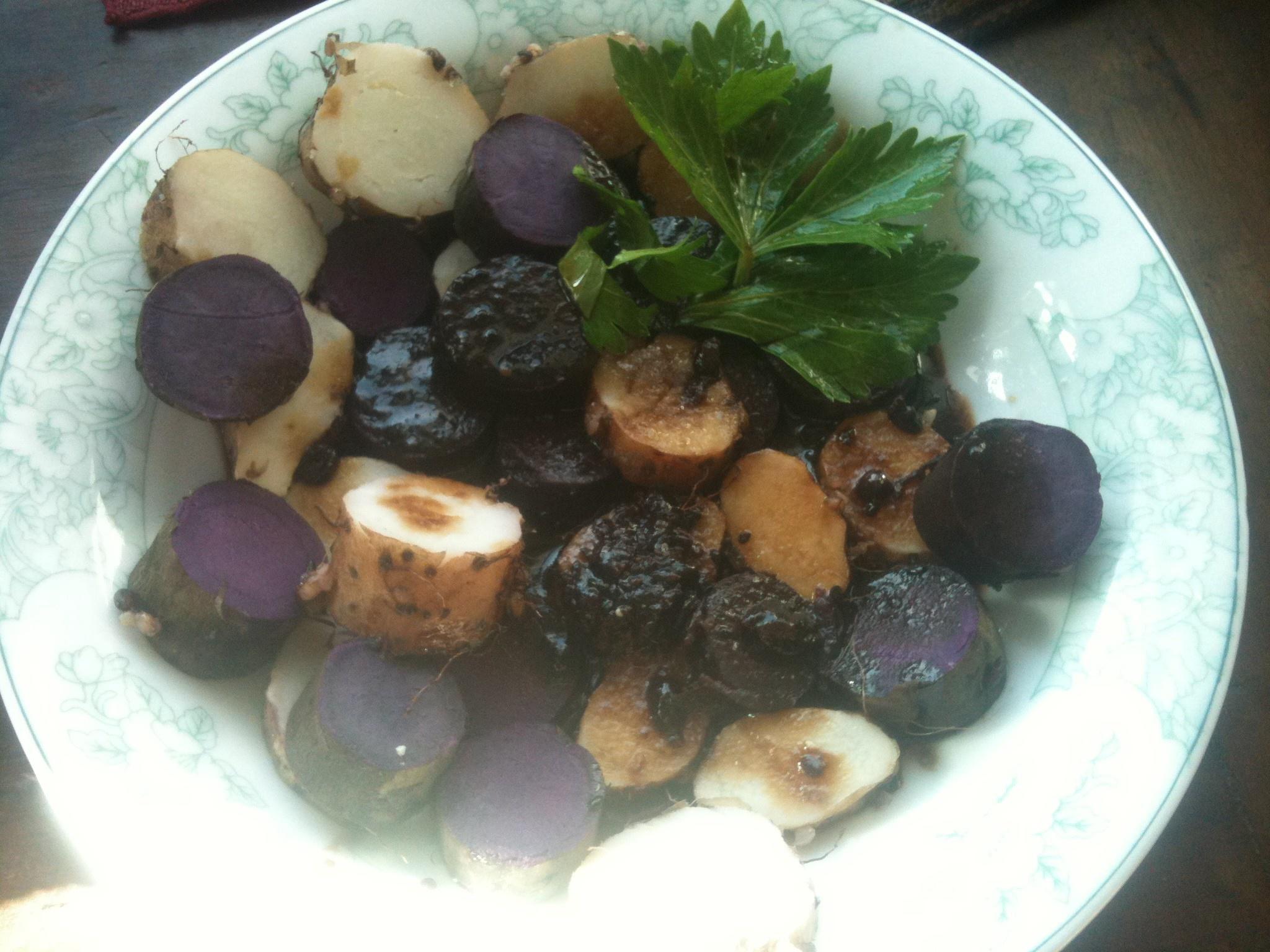 紫薯山药红糖浆的做法