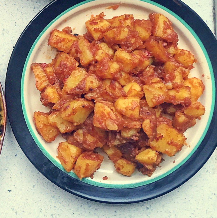 孜然炒土豆（毫无技术含量）