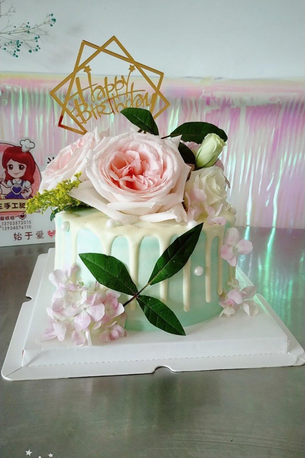 鲜花蛋糕
