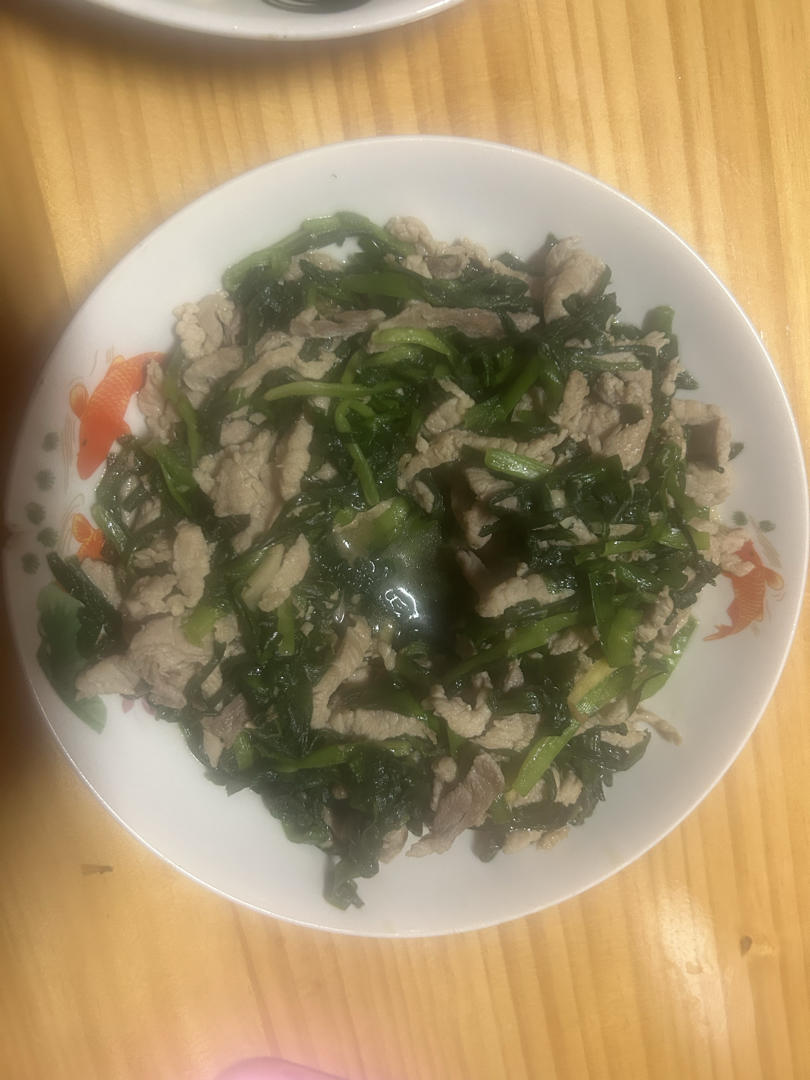 韭菜炒肉丝