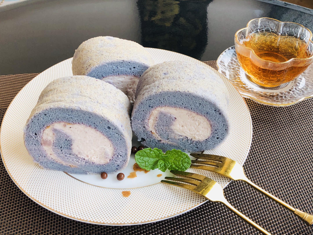 完美抹茶蜜豆蛋糕卷