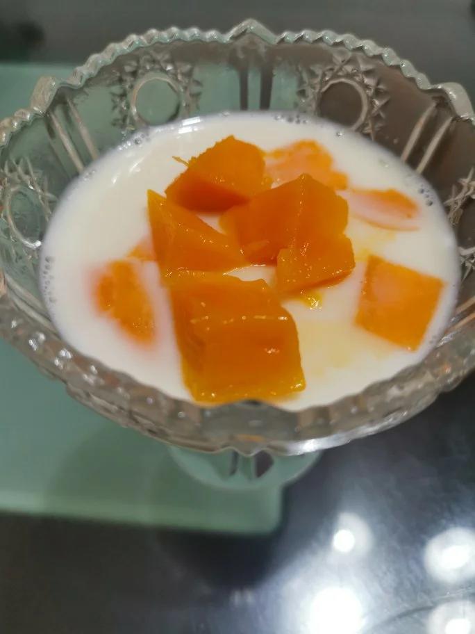 芒果牛奶布丁