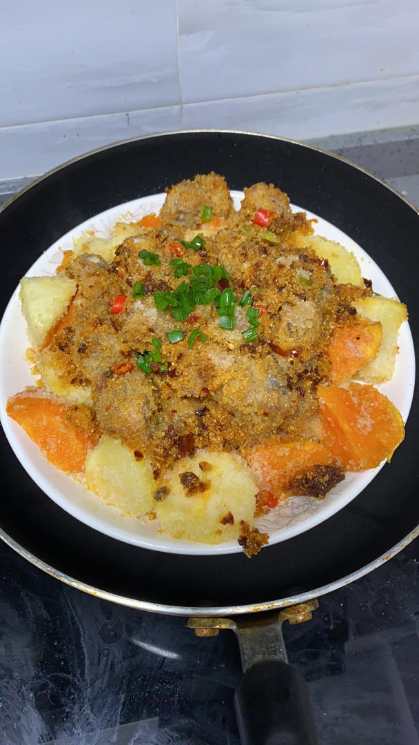 懒人粉蒸排骨（肉）