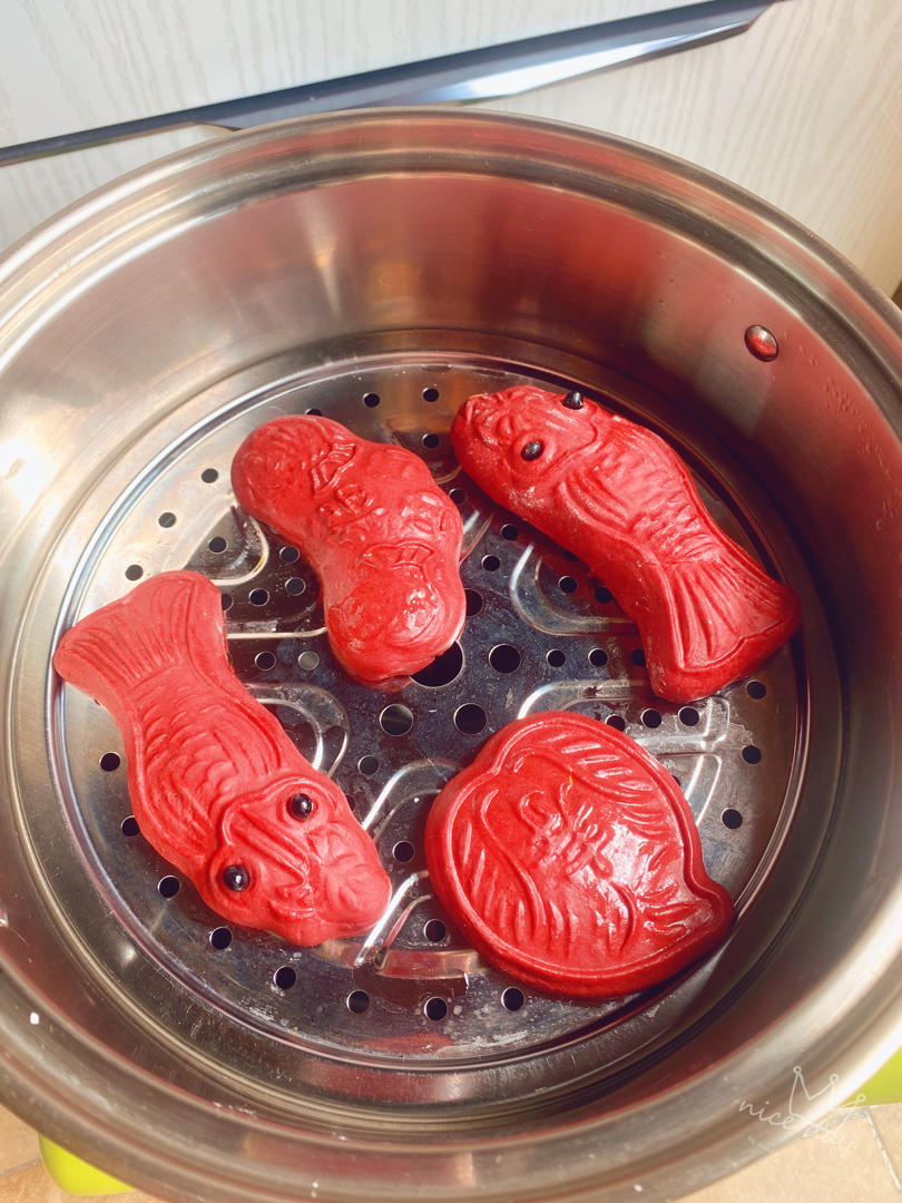 花开富贵 年年有余——鱼与元宝馒头（九款）