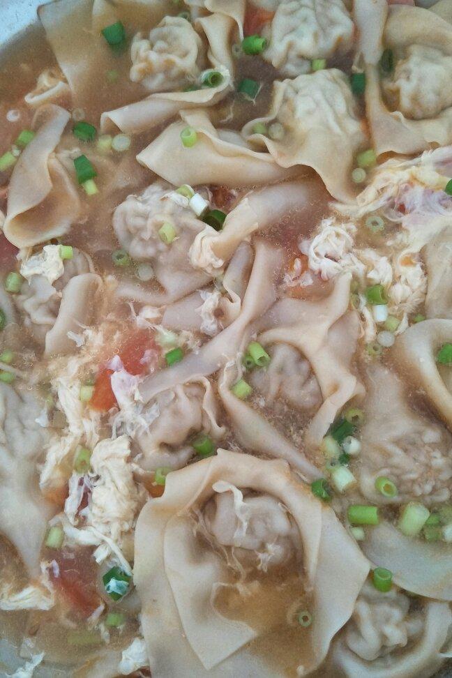 番茄馄饨汤