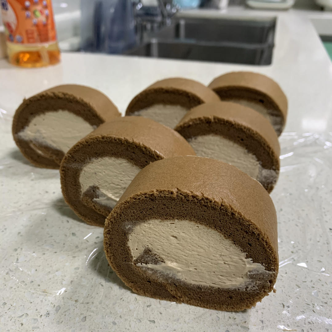 咸摩卡奶油卷/完美毛巾面技巧+回味无穷摩卡配方/烘焙视频蛋糕篇9「中卷」